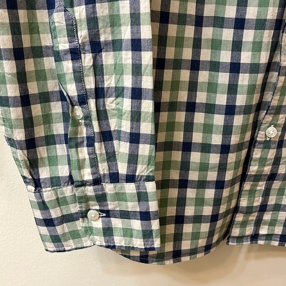 J. Crew Secret Wash Organic Cotton Slim Shirt Large - Picture 2 of 6